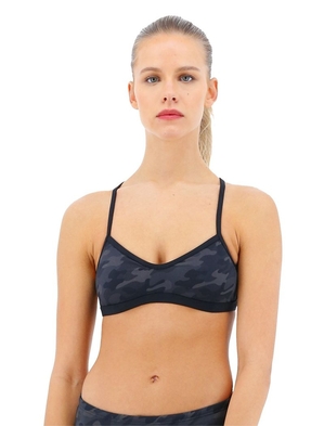 Hauts De Bikini Tyr Durafast Elite? Mojave Tieback Femme Noir Camouflage | 46892934UBY