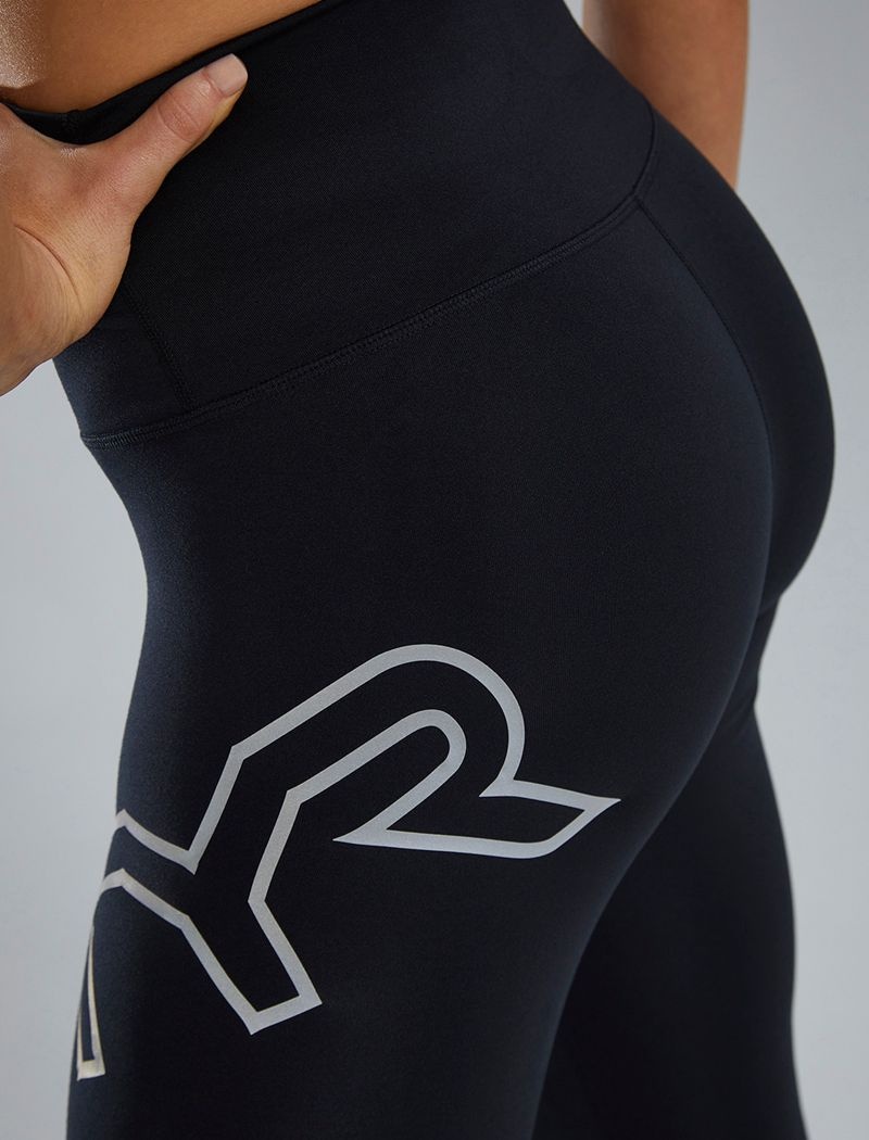 Leggings Tyr Base Kinetic? High-rise 28 Logo Femme Noir | 29541498RYM