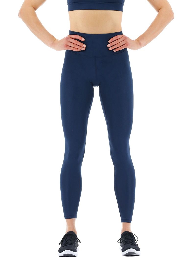 Leggings Tyr Base Kinetic? High-rise 28 Femme Bleu Foncé | 79463698LUG