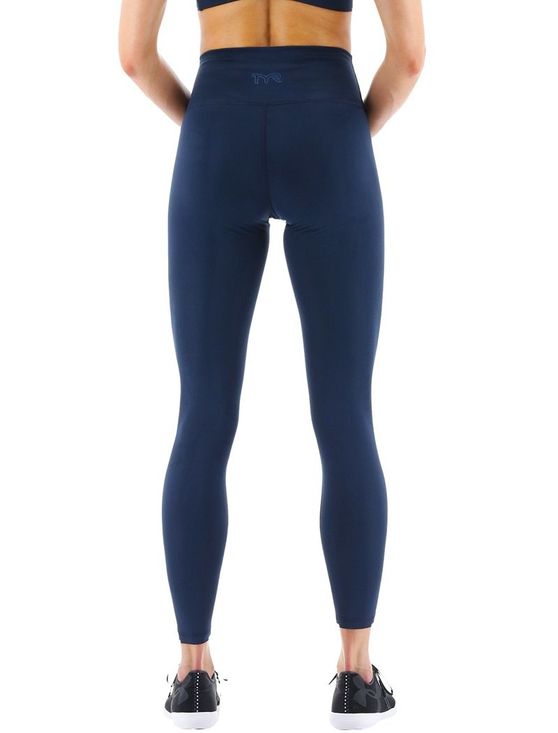 Leggings Tyr Base Kinetic? High-rise 28 Femme Bleu Foncé | 79463698LUG