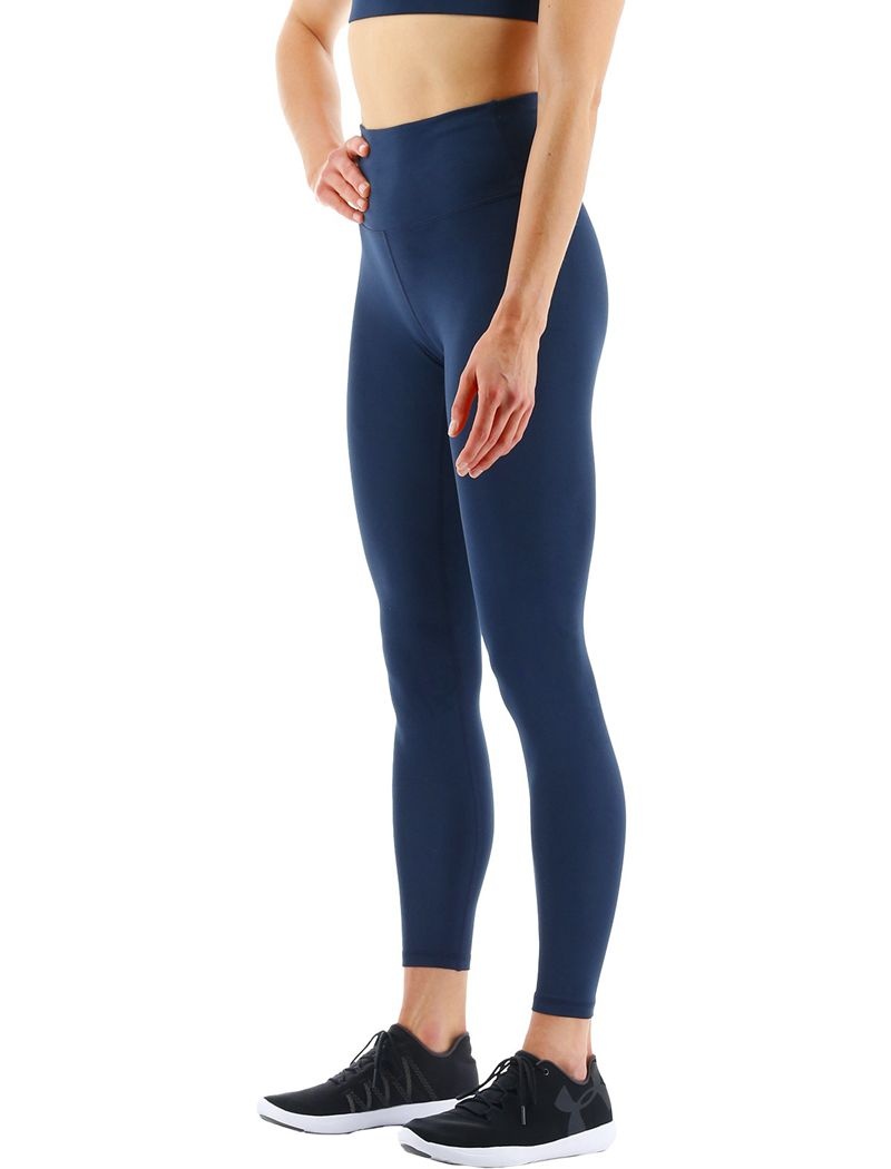 Leggings Tyr Base Kinetic? High-rise 28 Femme Bleu Foncé | 79463698LUG