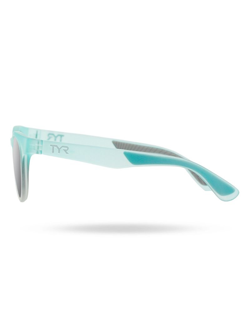 Lunette de Soleil Tyr Ancita Hts Polarized Homme Turquoise Clair Argent | 53789728PFW