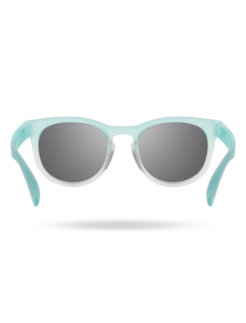 Lunette de Soleil Tyr Ancita Hts Polarized Homme Turquoise Clair Argent | 53789728PFW