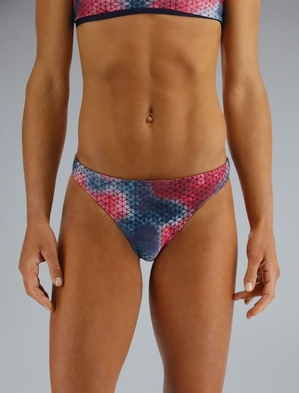 Bas de Bikini Tyr Durafast Elite? Classiche Mini Starhex Femme Rouge Multicolore | 76245970VHE