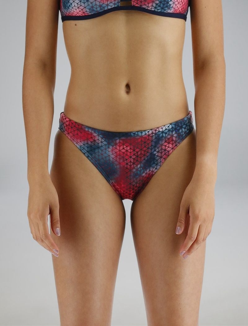 Bas de Bikini Tyr Durafast Elite? Classiche Full Coverage Starhex Femme Rouge Bleu Marine | 82567830XUC