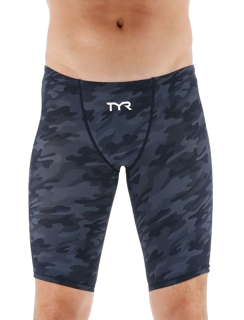 Maillot de Bain Tyr Thresher? Camo Jammer U12 Compliant Homme Noir Camouflage | 36531960YKC