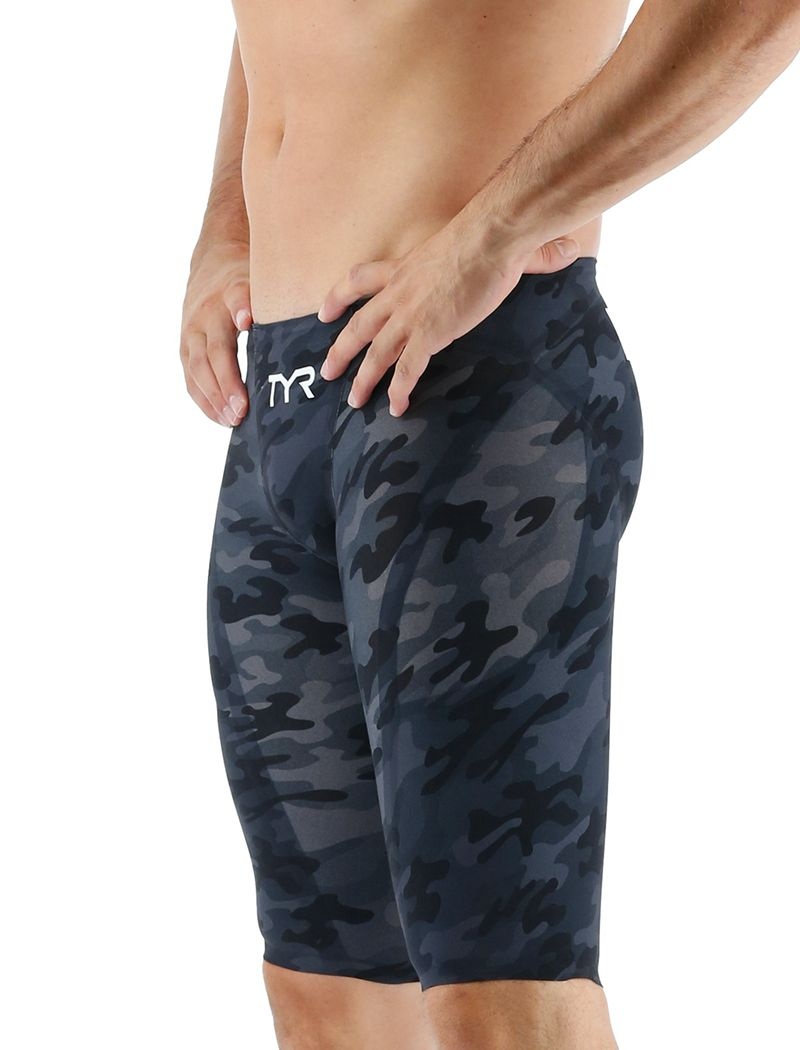 Maillot de Bain Tyr Venzo? Jammer Camo Homme Noir Camouflage | 78908915FCI