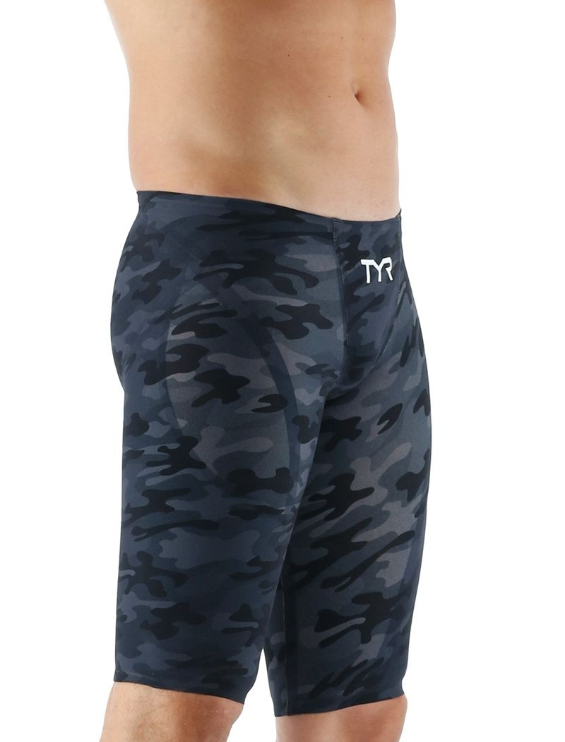 Maillot de Bain Tyr Venzo? Jammer Camo Homme Noir Camouflage | 78908915FCI