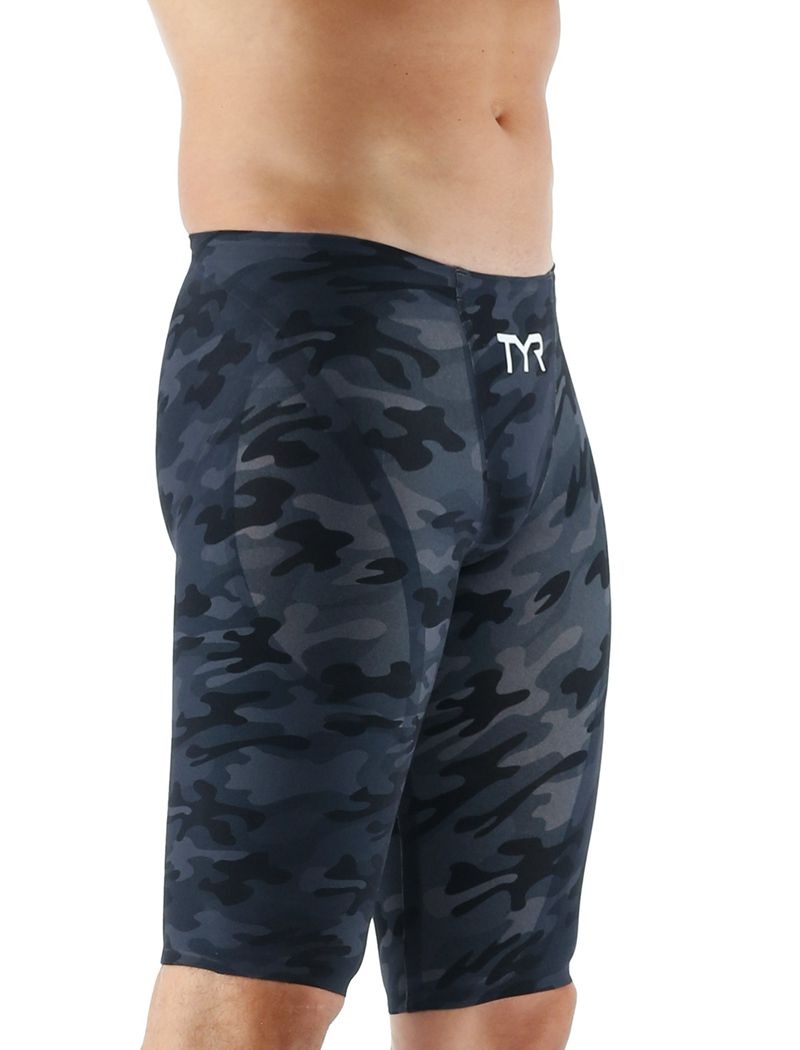 Maillot de Bain Tyr Venzo? High-waist Jammer Camo Homme Noir Camouflage | 31998113PRF