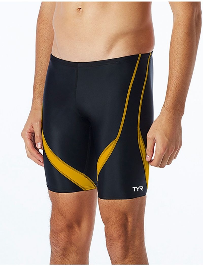 Maillot de Bain Tyr Tyreco? Alliance Jammer Splice Homme Noir Jaune | 17553575IOG