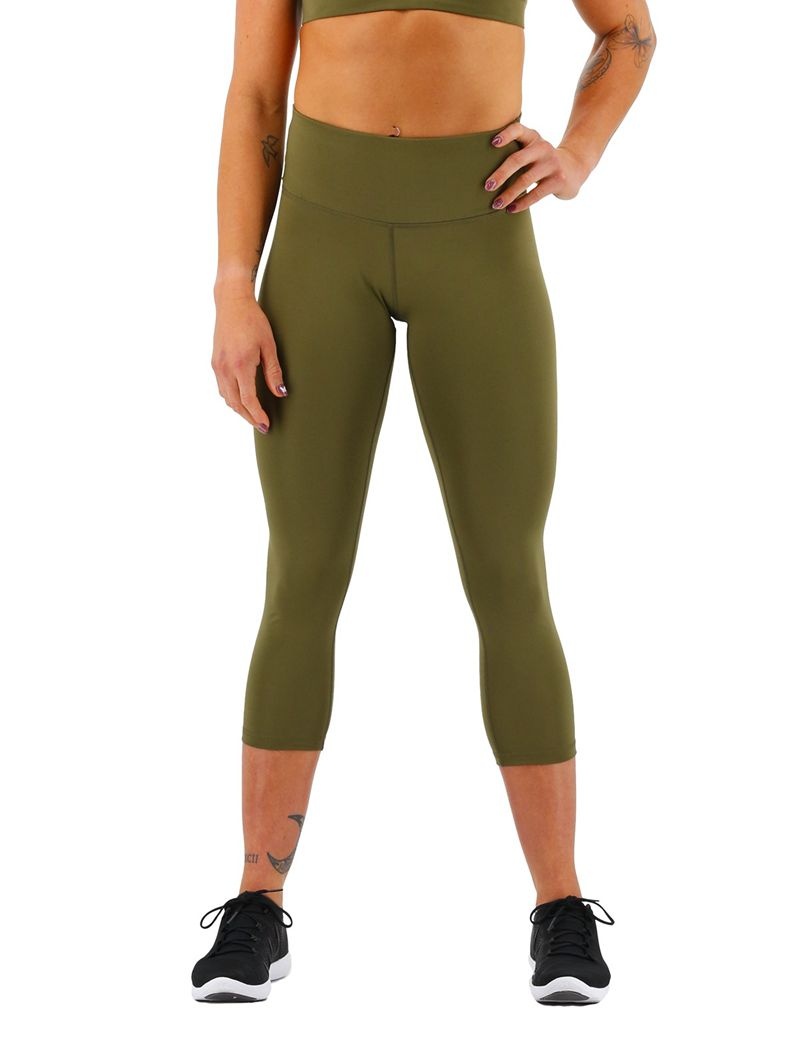 Leggings Tyr Base Kinetic? High-rise 21 Femme Vert Olive | 03702447PRY