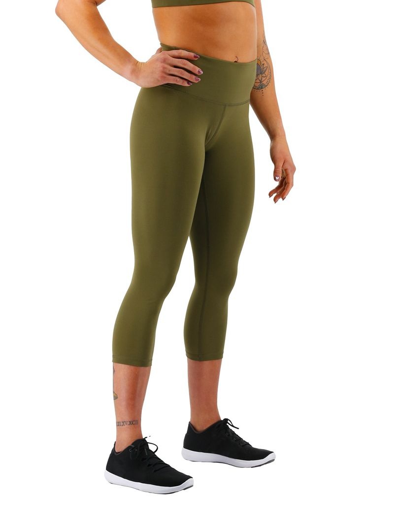 Leggings Tyr Base Kinetic? High-rise 21 Femme Vert Olive | 03702447PRY