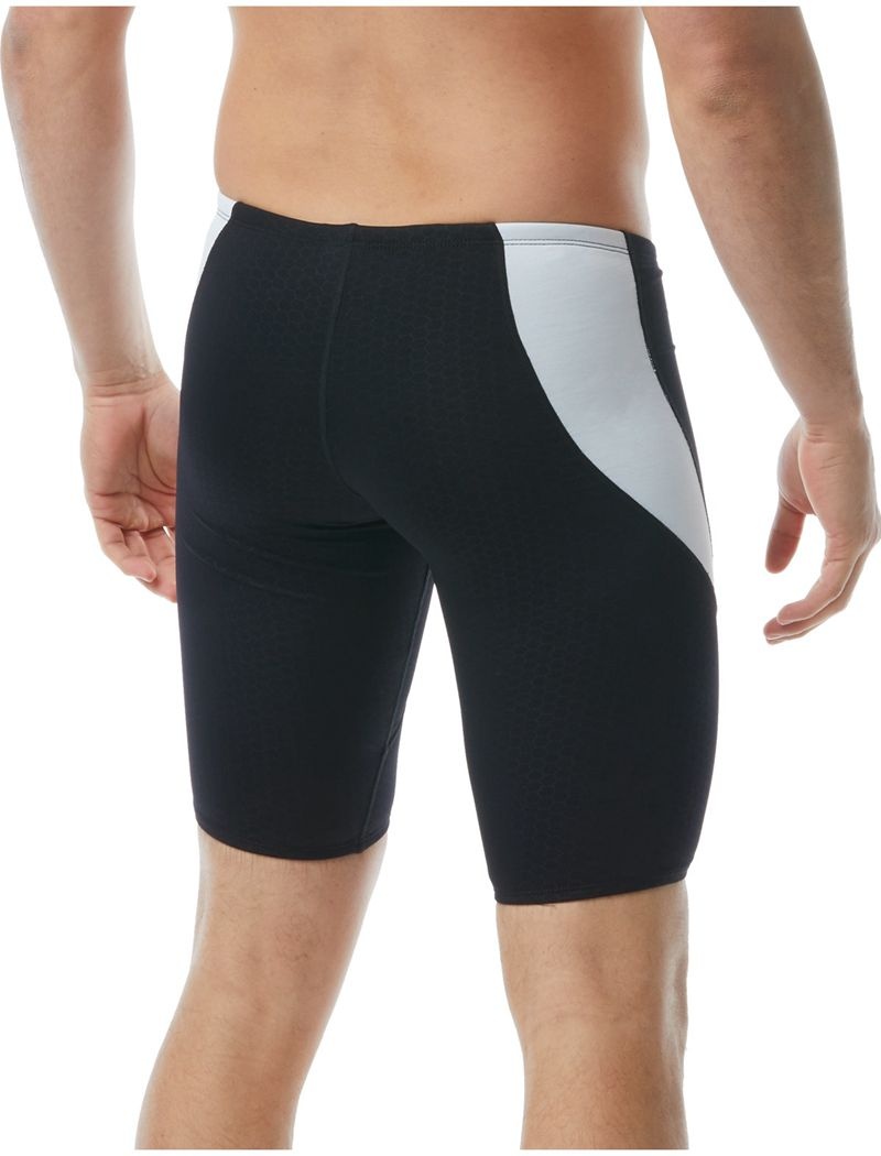 Maillot de Bain Tyr Durafast Elite? Curve Splice Jammer Hexa Homme Noir Blanche | 05576264JIU