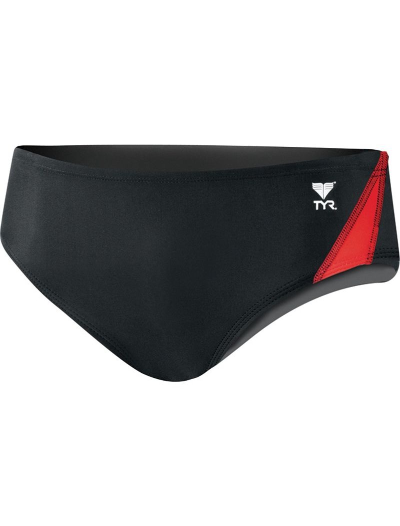 Maillot de Bain Tyr Tyreco? Alliance Splice Homme Noir Rouge | 98978683ODV