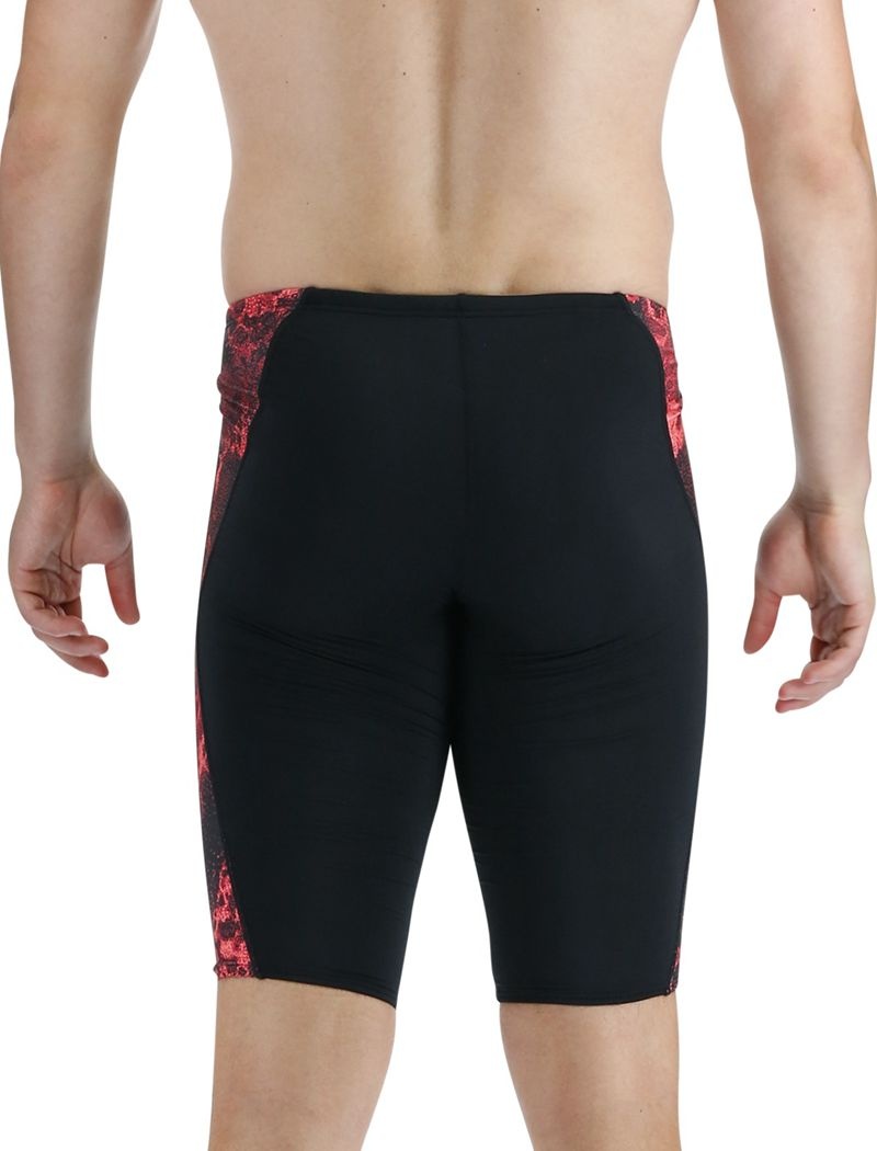 Maillot de Bain Tyr Durafast Lite? Blade Splice Jammer Diploria Homme Noir Rouge | 21884973CNB