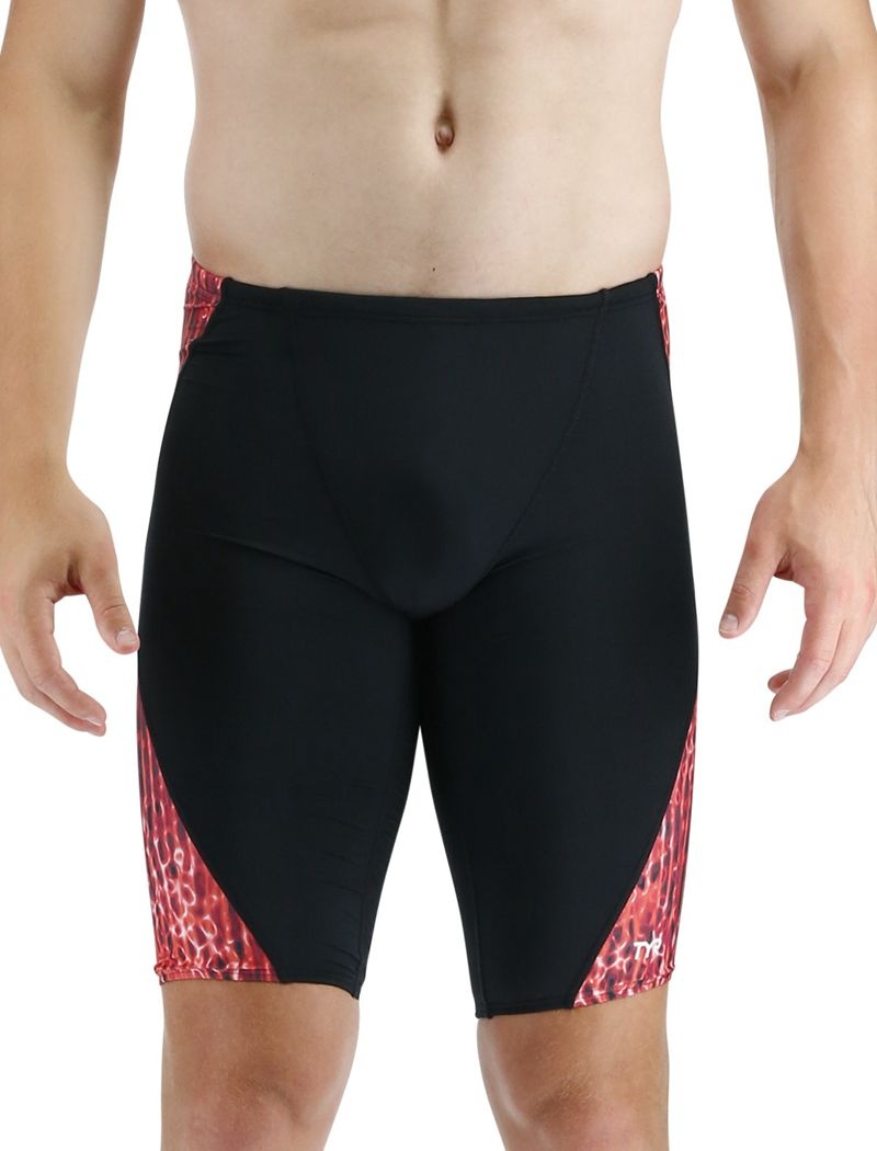 Maillot de Bain Tyr Durafast Lite? Blade Splice Jammer Atolla Homme Noir Rouge | 90995366EOD