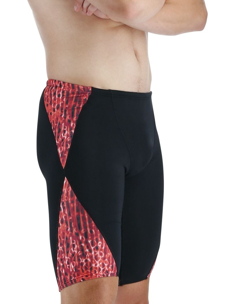 Maillot de Bain Tyr Durafast Lite? Blade Splice Jammer Atolla Homme Noir Rouge | 90995366EOD