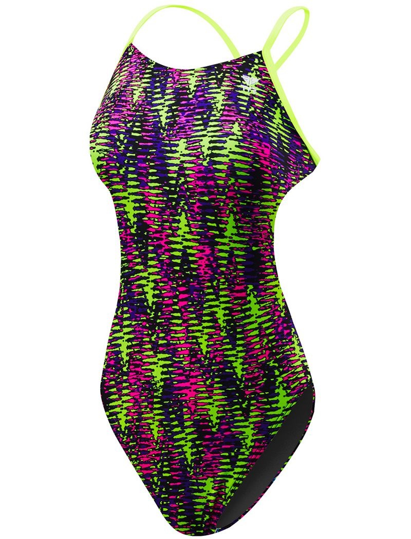 Maillot de Bain Tyr Durafast One? Cutoutfit Waikiki Femme Violette Vert | 97217894AIZ