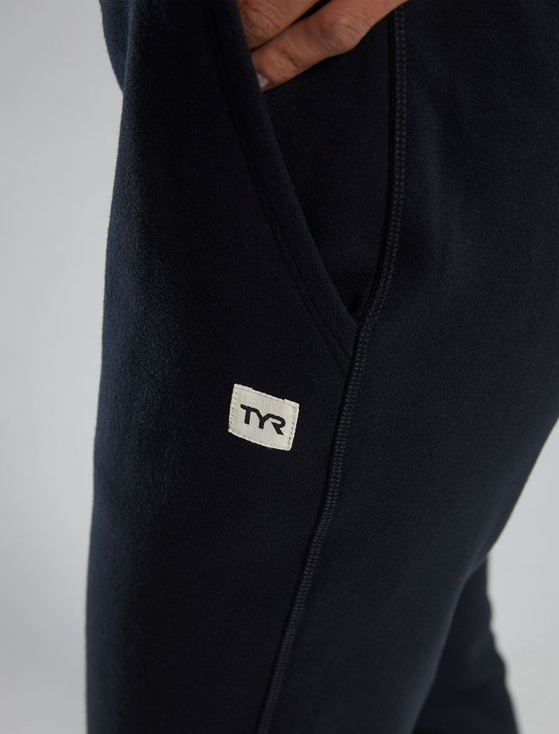 Pantalon Jogger Tyr Ultrasoft Heavyweight Terry Femme Noir | 95617692CPU