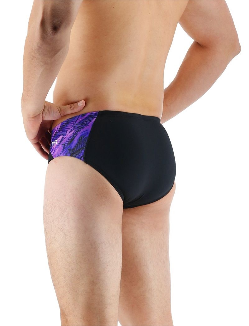 Maillot de Bain Tyr Durafast Lite? Cadence Homme Noir Violette | 46402847BEY