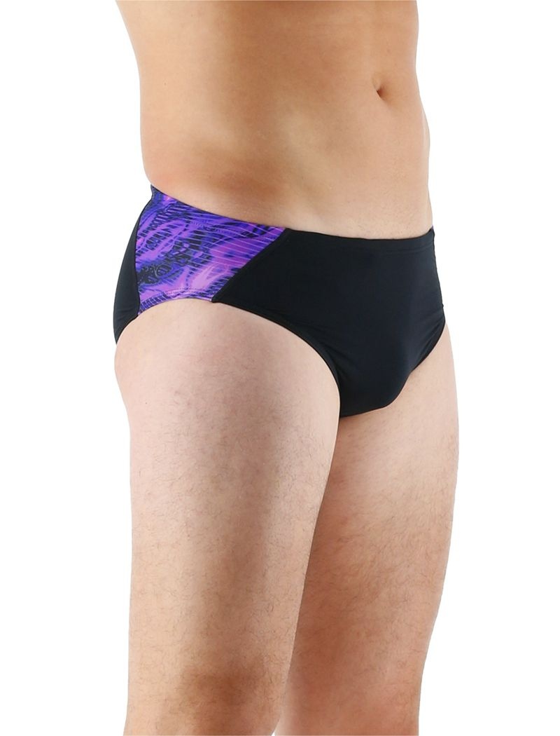 Maillot de Bain Tyr Durafast Lite? Cadence Homme Noir Violette | 46402847BEY