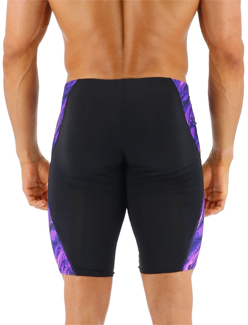 Maillot de Bain Tyr Durafast Lite? Blade Splice Jammer Cadence Homme Noir Violette | 96202034HJJ