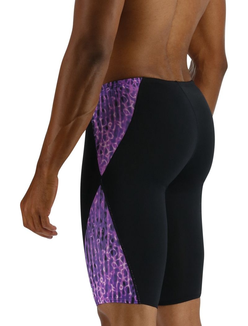 Maillot de Bain Tyr Durafast Lite? Blade Splice Jammer Atolla Homme Noir Violette | 14602140OOR