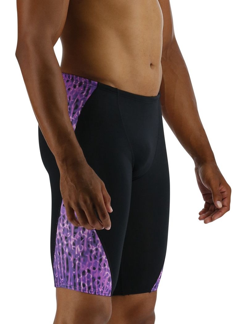 Maillot de Bain Tyr Durafast Lite? Blade Splice Jammer Atolla Homme Noir Violette | 14602140OOR