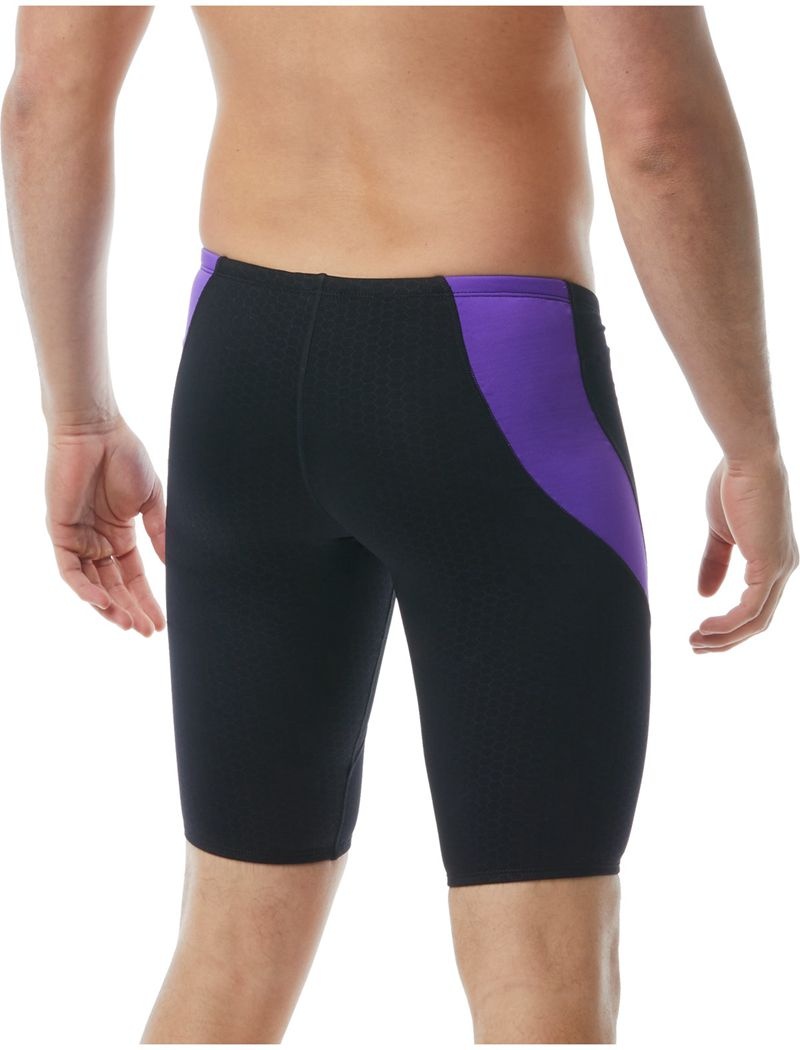 Maillot de Bain Tyr Durafast Elite? Curve Splice Jammer Hexa Homme Noir Violette | 19424249DUE