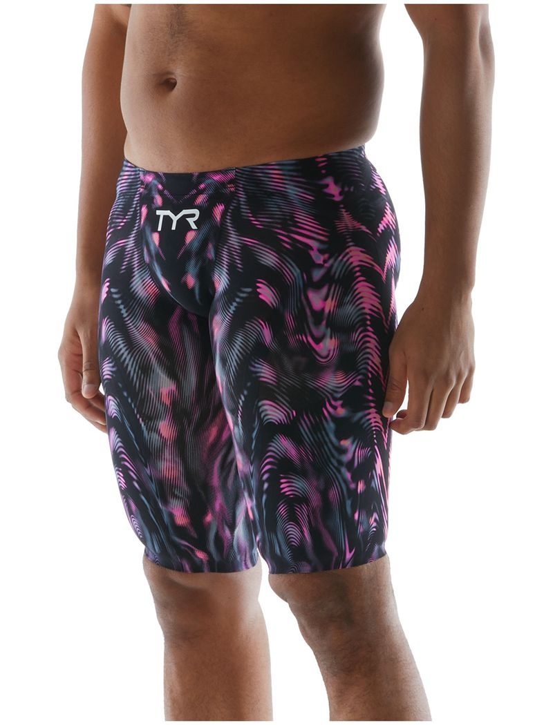 Maillot de Bain Tyr Venzo? Genesis Jammer Homme Noir Rose | 07262334FOP