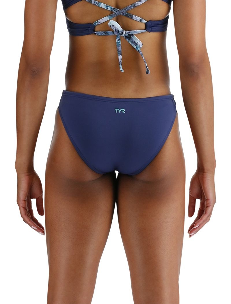 Bas de Bikini Tyr Lula Classiche Femme Bleu Foncé | 10548096OPS