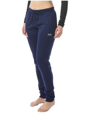 Pantalon Jogger Tyr Alliance Podium Usa Femme Bleu Marine | 11546301BFU