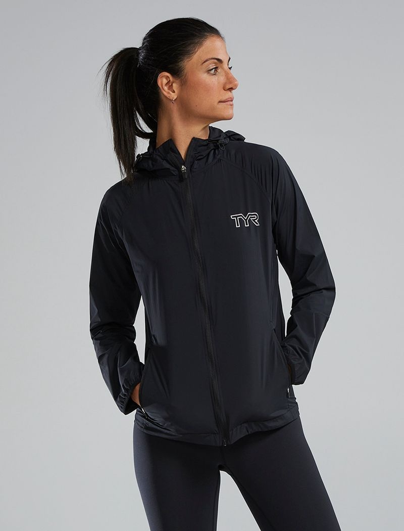 Veste Tyr Hydrosphere? Atlas Windbreaker Femme Noir | 15521861CAF