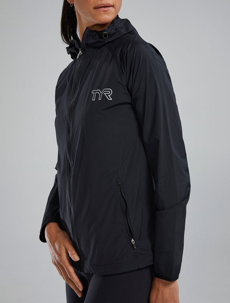 Veste Tyr Hydrosphere? Atlas Windbreaker Femme Noir | 15521861CAF