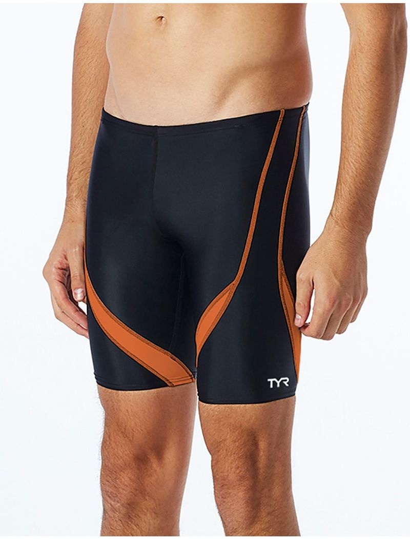 Maillot de Bain Tyr Tyreco? Alliance Jammer Splice Homme Noir Orange | 99487627URQ