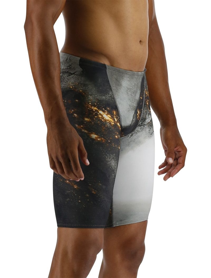 Maillot de Bain Tyr Durafast Elite? Jammer Pyrite Homme Noir Grise Doré | 89199123AAG