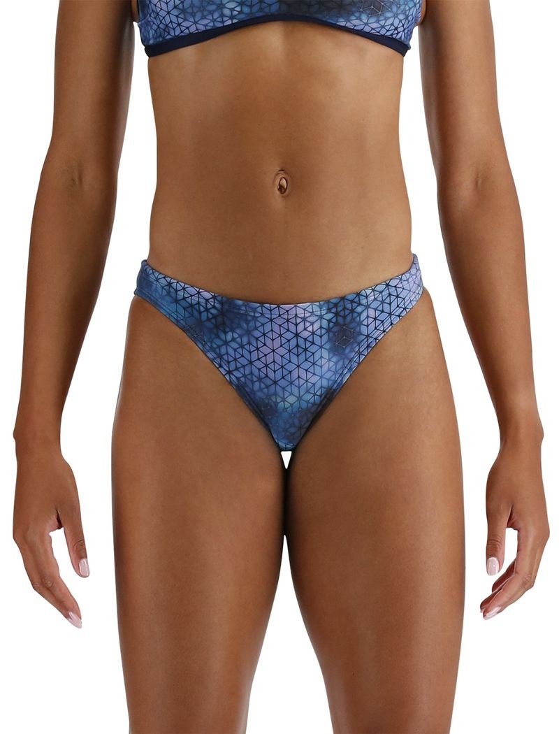 Bas de Bikini Tyr Durafast Elite? Classiche Mini Starhex Femme Bleu | 50978825RAF