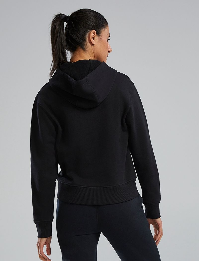 Sweat a Capuche Tyr Ultrasoft Heavyweight Terry Full-zip Femme Noir | 17517900ODT