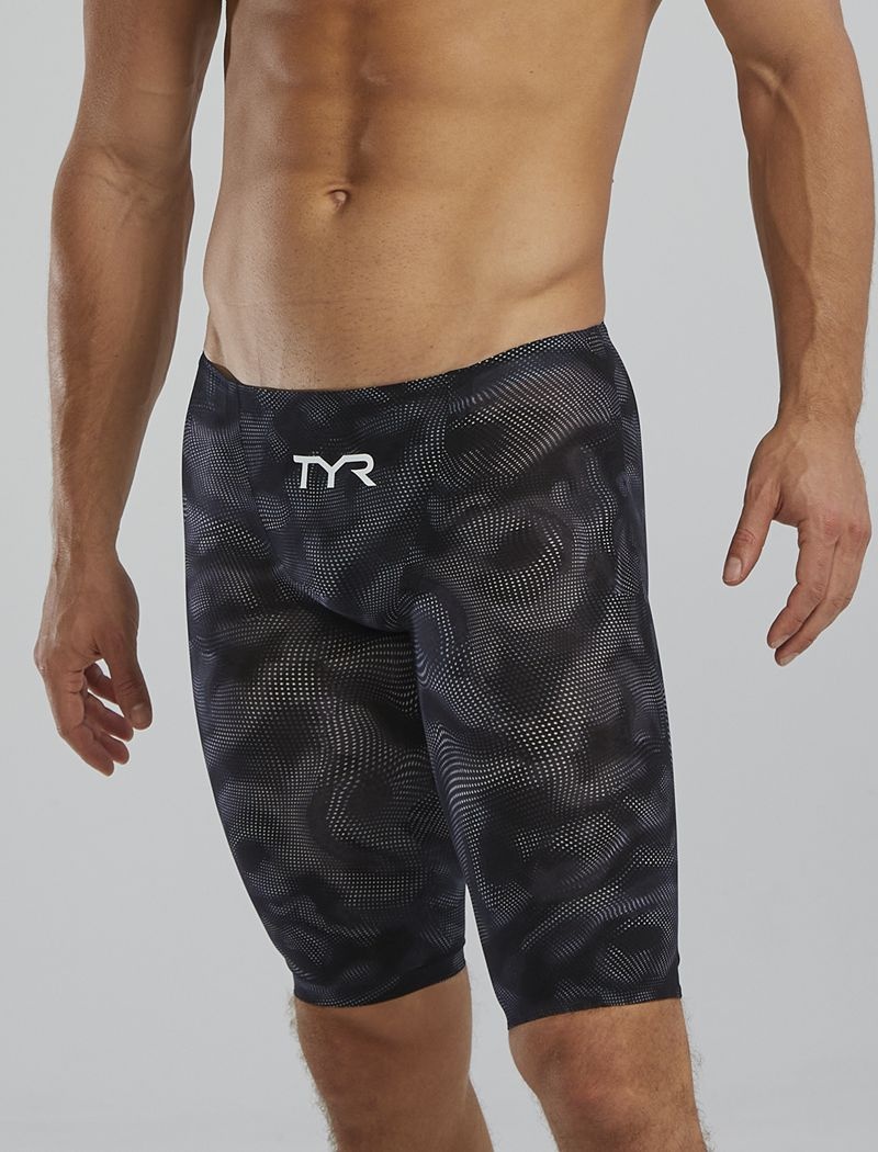 Maillot de Bain Tyr Avictor? 2.0. Low Taille Jammer Exolon Homme Noir Grise | 26840845MOC