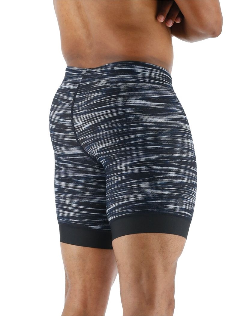 Maillot de Bain Tyr Durafast Elite? Workout Jammer Fizzy Homme Noir Grise | 09623289VZQ