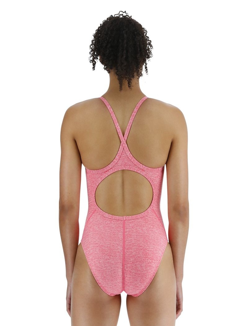 Maillot de Bain Tyr Durafast Elite? Diamondfit Lapped Femme Rose | 24258204YVQ