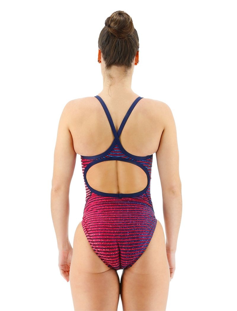 Maillot de Bain Tyr Durafast Elite? Diamond Controlfit Flux Femme Rose | 57363720DMN