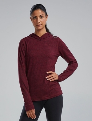 Sweat a Capuche Tyr Sls Tech Performance Femme Bordeaux | 93571731SAO