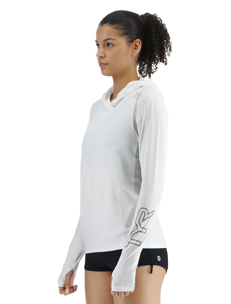 Sweat a Capuche Tyr Sundefense? Vented Femme Blanche | 38750838CJK