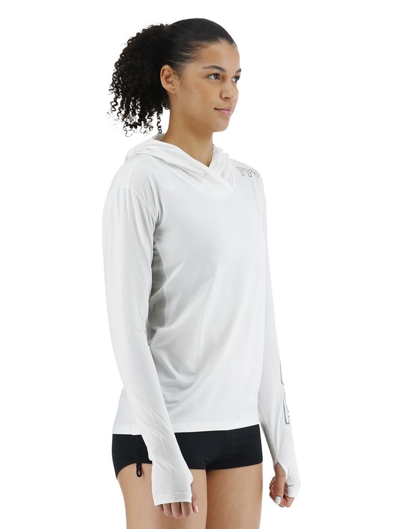 Sweat a Capuche Tyr Sundefense? Vented Femme Blanche | 38750838CJK