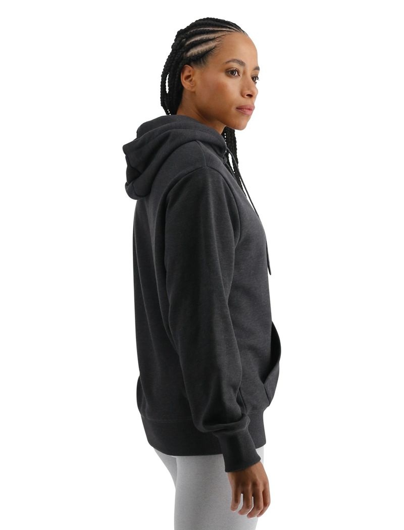 Sweat a Capuche Tyr Ultrasoft Big Logo Tech Femme Grise Foncé | 88246969LHA