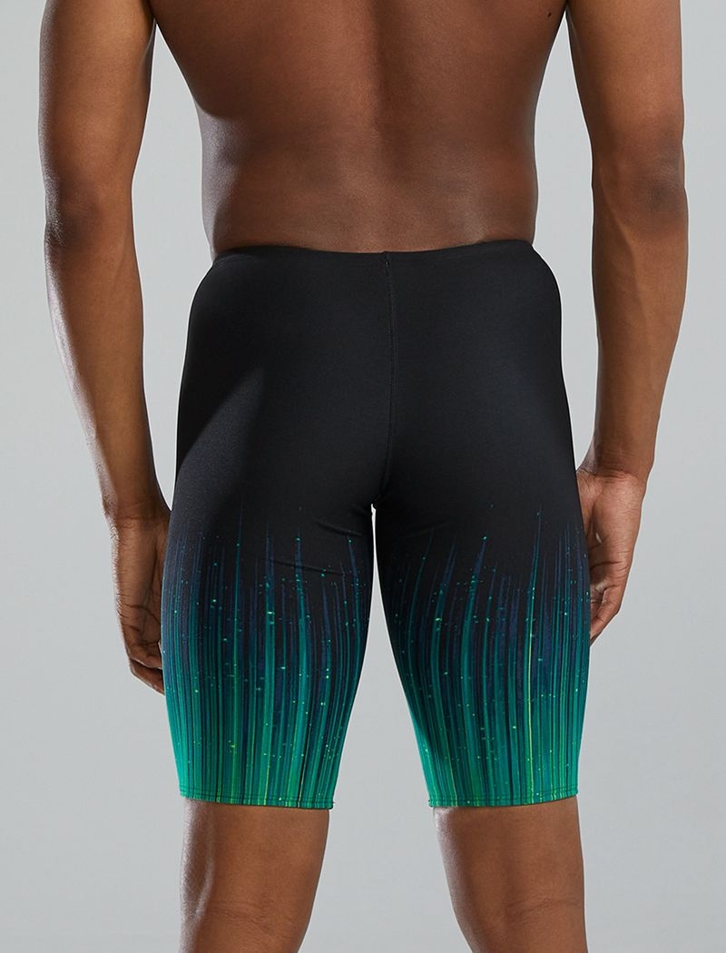 Maillot de Bain Tyr Durafast Elite? Jammer Speedwarp Homme Noir Vert | 96322851PDM