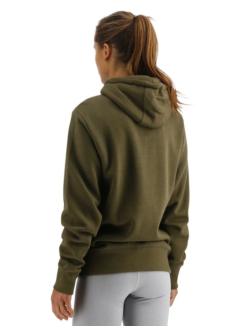 Sweat a Capuche Tyr Ultrasoft Big Logo Tech Femme Vert Olive | 09554530HQC