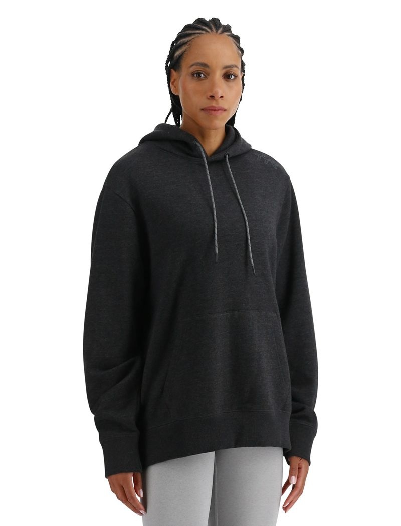 Sweat a Capuche Tyr Ultrasoft Midweight Fleece Femme Noir | 13923442HMG