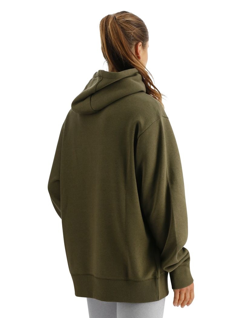 Sweat a Capuche Tyr Ultrasoft Midweight Fleece Femme Vert Olive | 13908200KTO